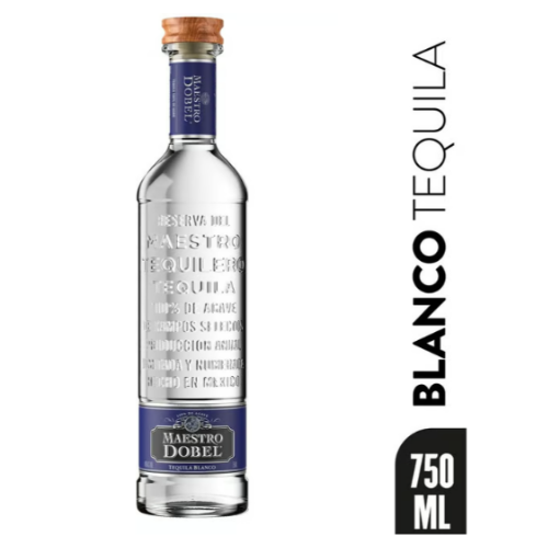 Maestro Dobel 80 Proof Blanco Tequila Bottle (750 Ml) (21+)
